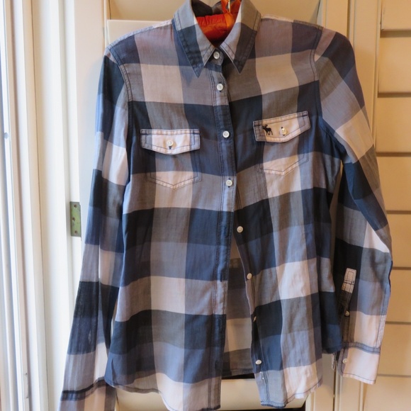 Abercombie and Fitch Shirt Checkers S - Picture 1 of 5